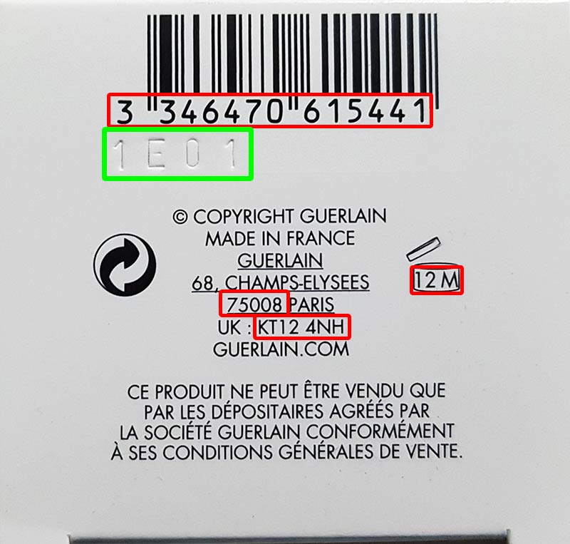 Burberry batch code decoder, check cosmetics production date